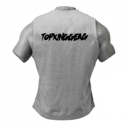 MEN ROUND NECKLINE GYM TANKTOP:-