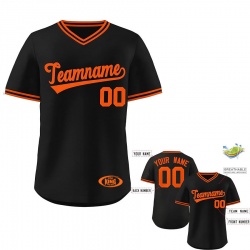 V-NECK BASEBALL JERSEY:-