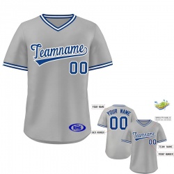 V-NECK BASEBALL JERSEY:-