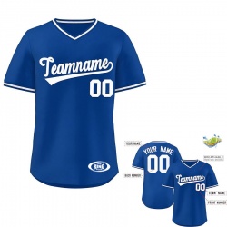 V-NECK BASEBALL JERSEY:-
