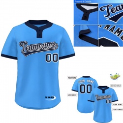 CUSTOM 2 Button BASEBALL JERSEY:-