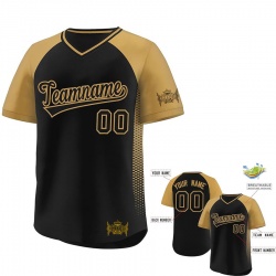 V-Neck Baseball Jersey:-