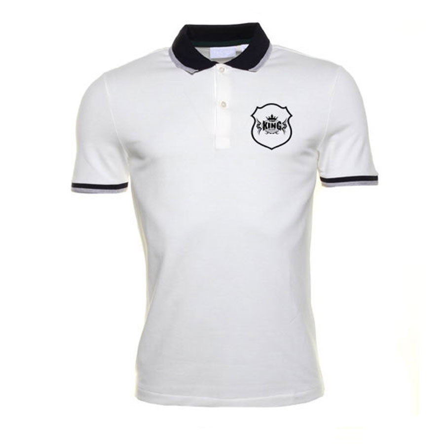 100% pique cotton polo shirt:-