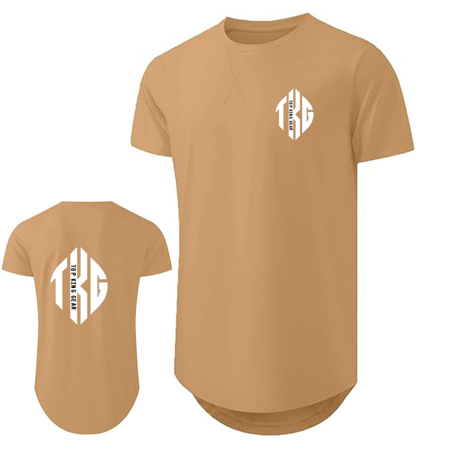 Crewneck Scoop Bottom Design T-Shirts: