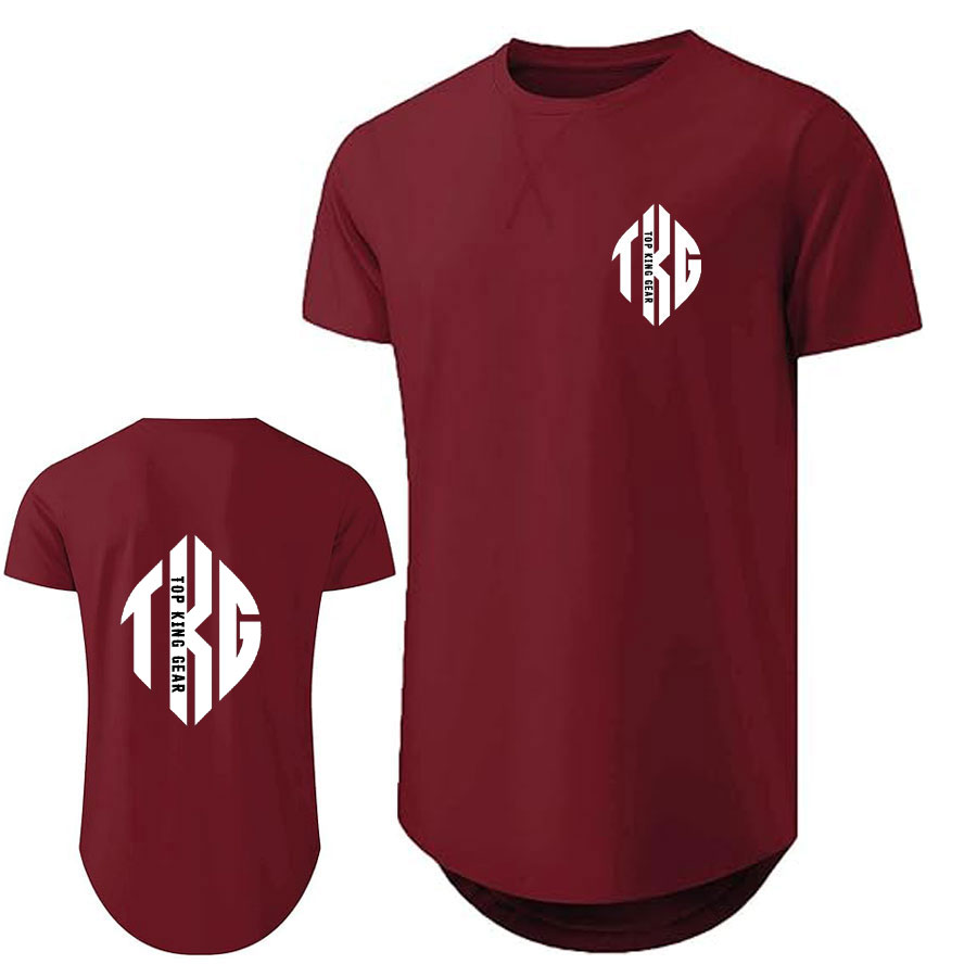 Crewneck Scoop Bottom Design T-Shirts: