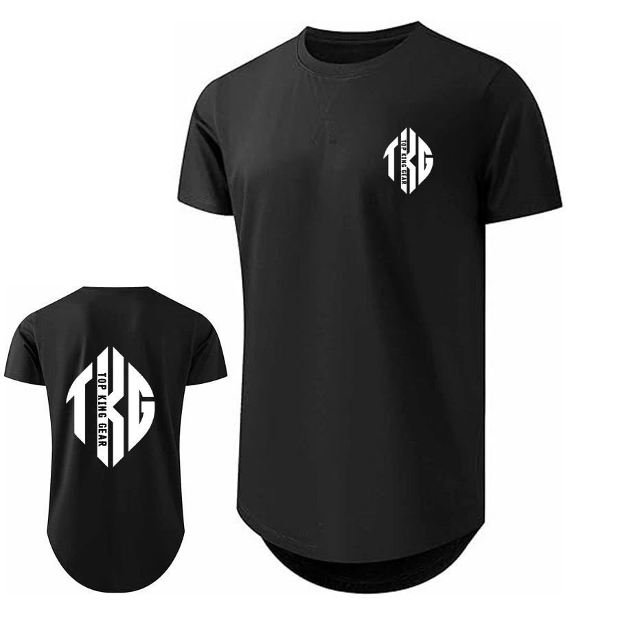 Crewneck Scoop Bottom Design T-Shirts: