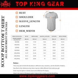 Crewneck Scoop Bottom Design T-Shirts: