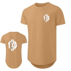 Crewneck Scoop Bottom Design T-Shirts: