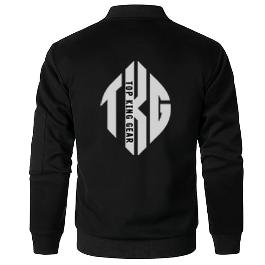 Casual Fleece Varsity Bomber Jackets:-