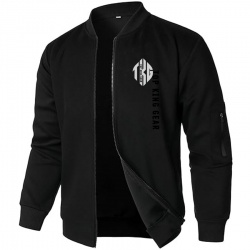 Casual Fleece Varsity Bomber Jackets:-