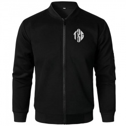 Casual Fleece Varsity Bomber Jackets:-