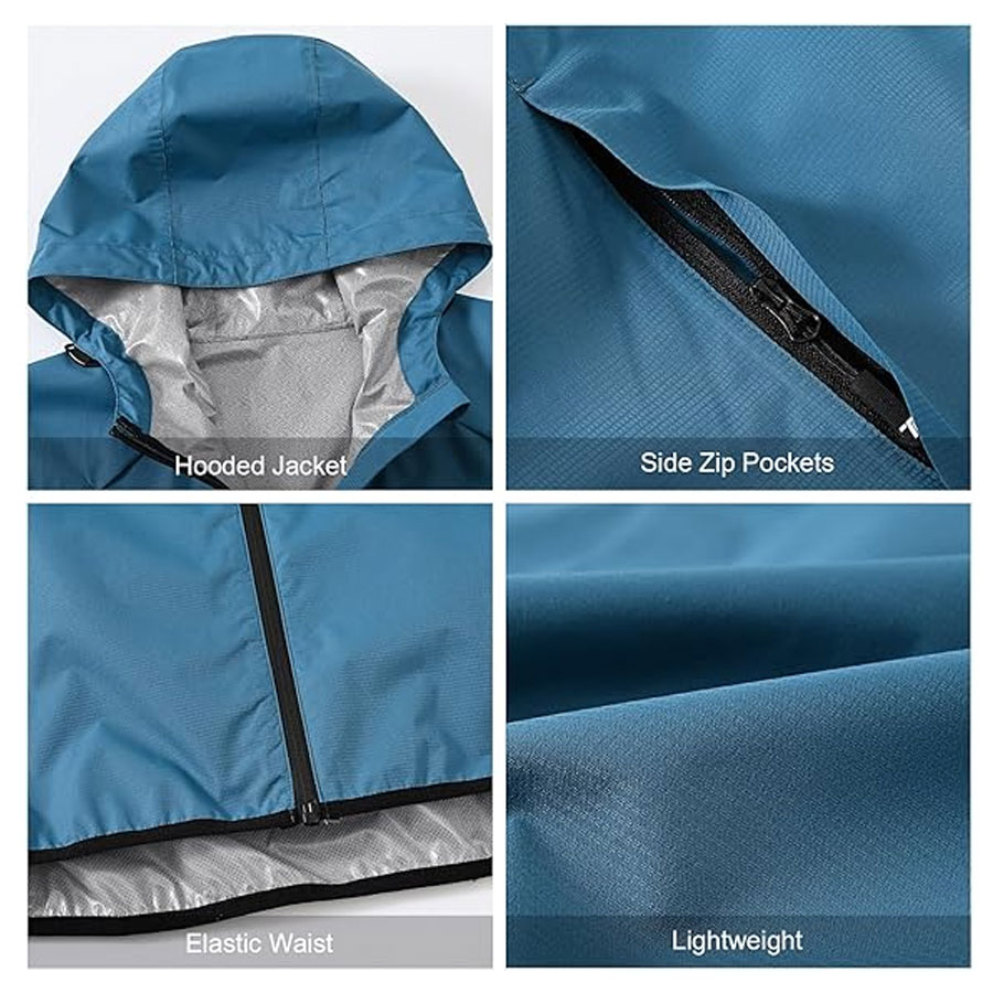 Men Lightweight Rain Coat Jacket:-