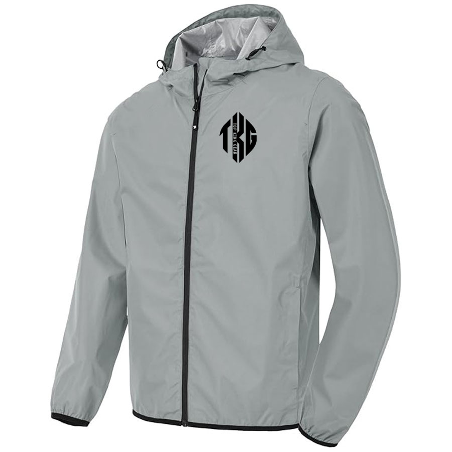 Men Lightweight Packable Thin Rain Coat:-