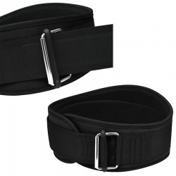 6 INCH Weightlifting Neoprene Gym Belt:-