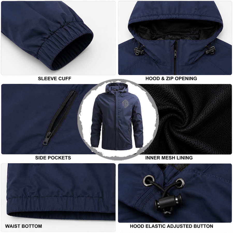 TOP KING GEAR Premium Teamwear Windbreaker Jacket