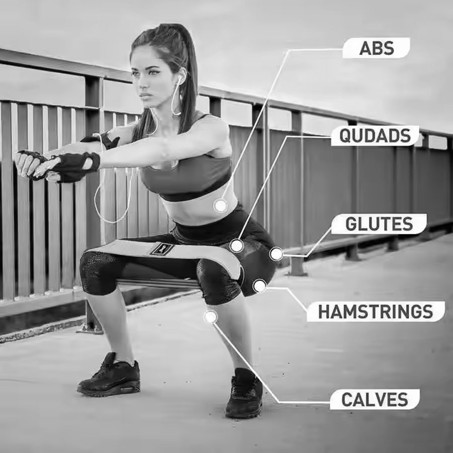 Hip Resistance Band:-