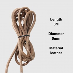 Adjustable Fitness Workout Leather Skipping Rope:-