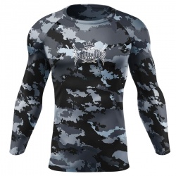 Camo Design Compression Rash Guard:-