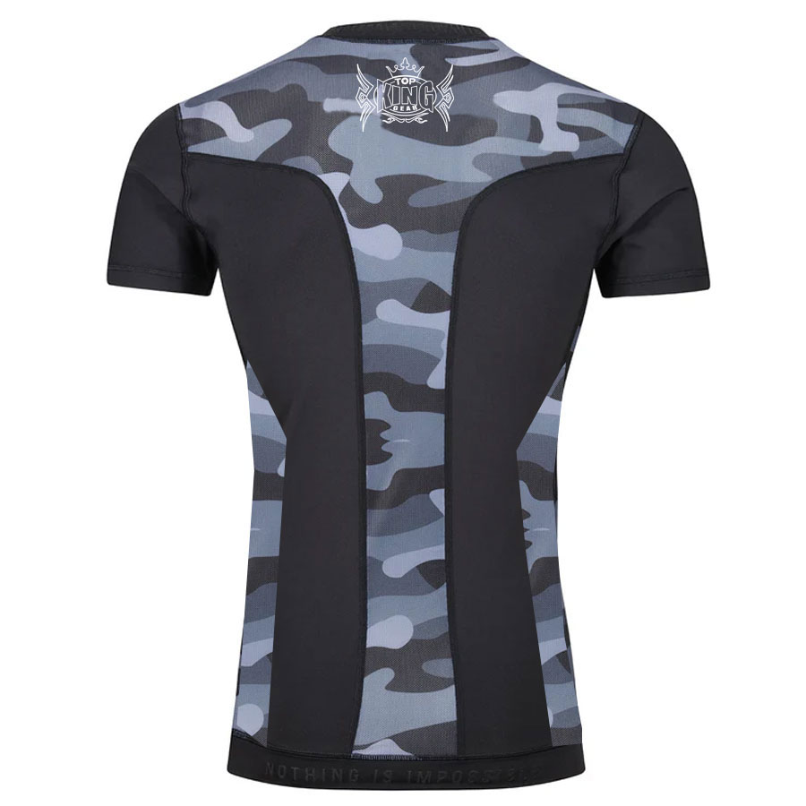 New TopKingGear Camo Panels Compression Rash Guard:-