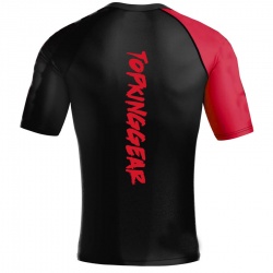 MMA Raglan Sleeve Compression Rash Guard:-