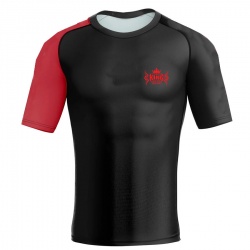 MMA Raglan Sleeve Compression Rash Guard:-