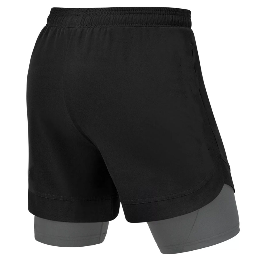 Compression Running Double Layer Shorts:-
