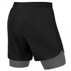 Compression Running Double Layer Shorts:-