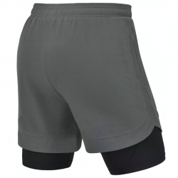 Compression Running Double Layer Shorts:-