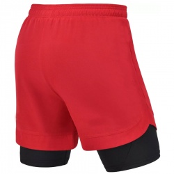 Compression Running Double Layer Shorts:-