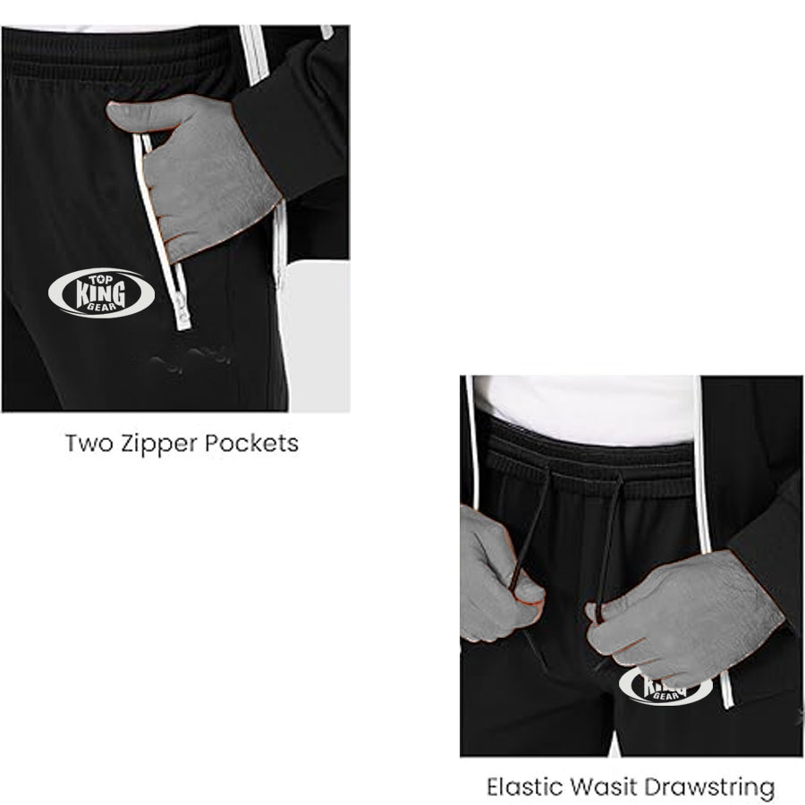  Athletic Jogging Gym Activewear Sweat Tracks Suits:-