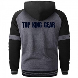 Raglan Sleeve Sherpa Hooded Fleece Jackets:-