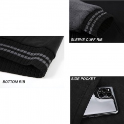 Raglan Sleeve Sherpa Hooded Fleece Jackets:-