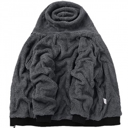 Raglan Sleeve Sherpa Hooded Fleece Jackets:-