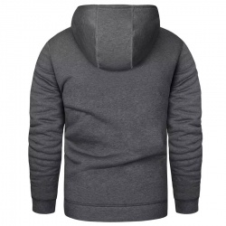 Men Pullover Sherpa Lined Hoodie Jacket:-
