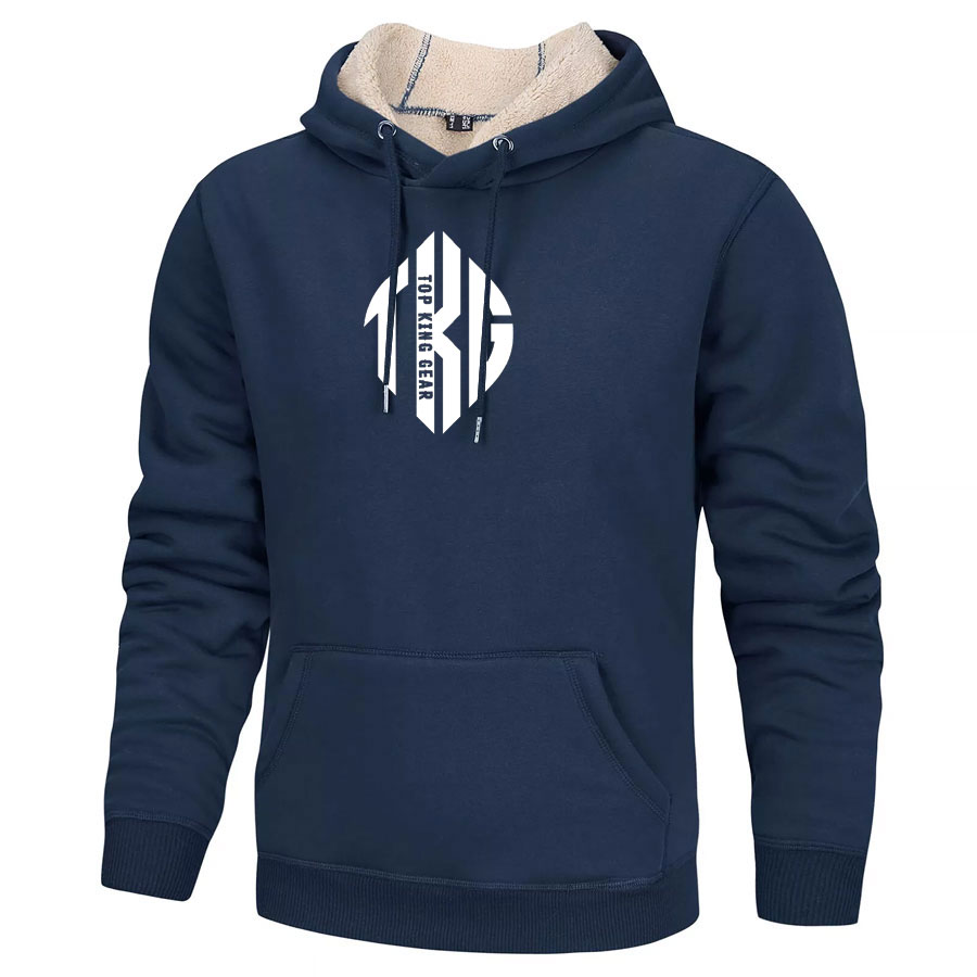 Sherpa Fleece Lined Pullover Hoodies Jackets:-