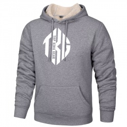 Sherpa Fleece Lined Pullover Hoodies Jackets:-