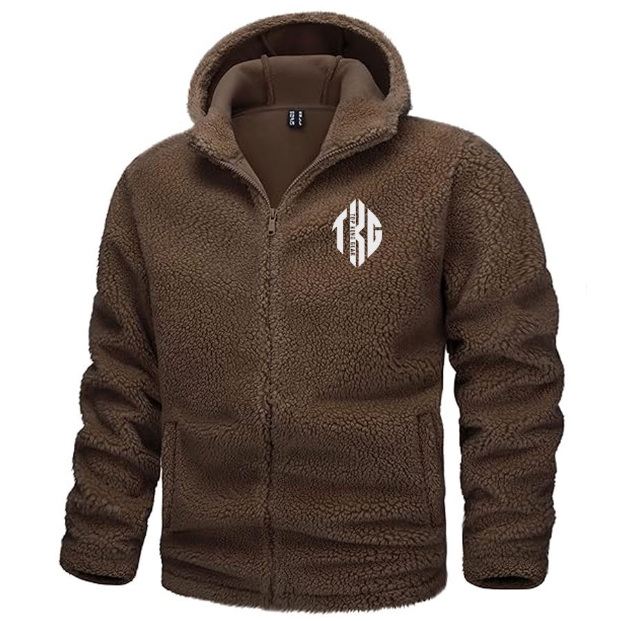 Casual Warm sherpa Fleece Hooded Jacket:-