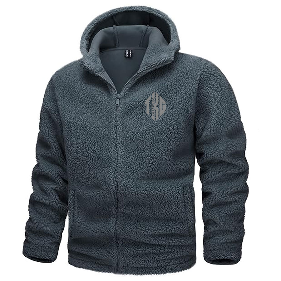 Casual Warm sherpa Fleece Hooded Jacket:-