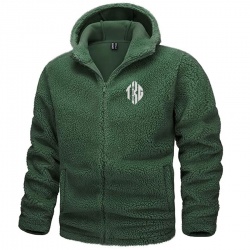Casual Warm sherpa Fleece Hooded Jacket:-