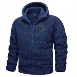 Casual Warm sherpa Fleece Hooded Jacket:-
