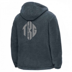 Casual Warm sherpa Fleece Hooded Jacket:-