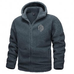 Casual Warm sherpa Fleece Hooded Jacket:-