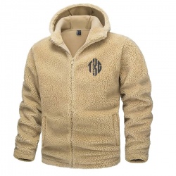 Casual Warm sherpa Fleece Hooded Jacket:-
