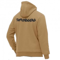Sherpa Fleece Lined Zip Up Hooded Jacket:-