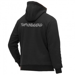 Sherpa Fleece Lined Zip Up Hooded Jacket:-