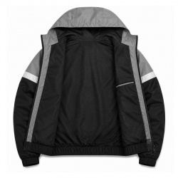 Windbreaker Bold Color Block Panel Jacket