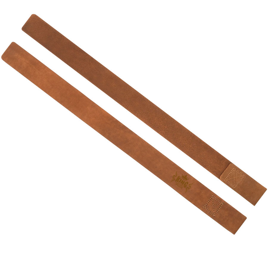 Leather Weight Lifting Gym Straps- Tan Brown