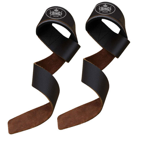 TOP KING GEAR LEATHER LIFTING STRAPS & WRIST SUPPORT