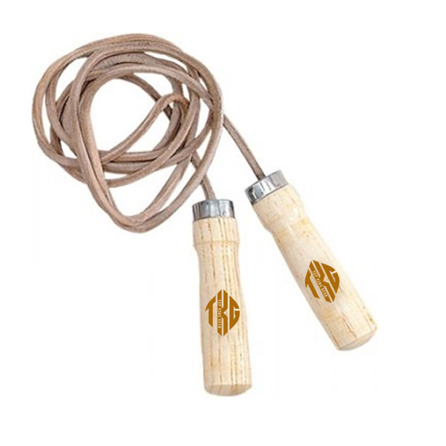 Fitness Workout Leather Skipping Speed Rope:-