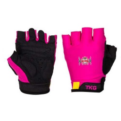 Womens Pink Cycling Gloves
